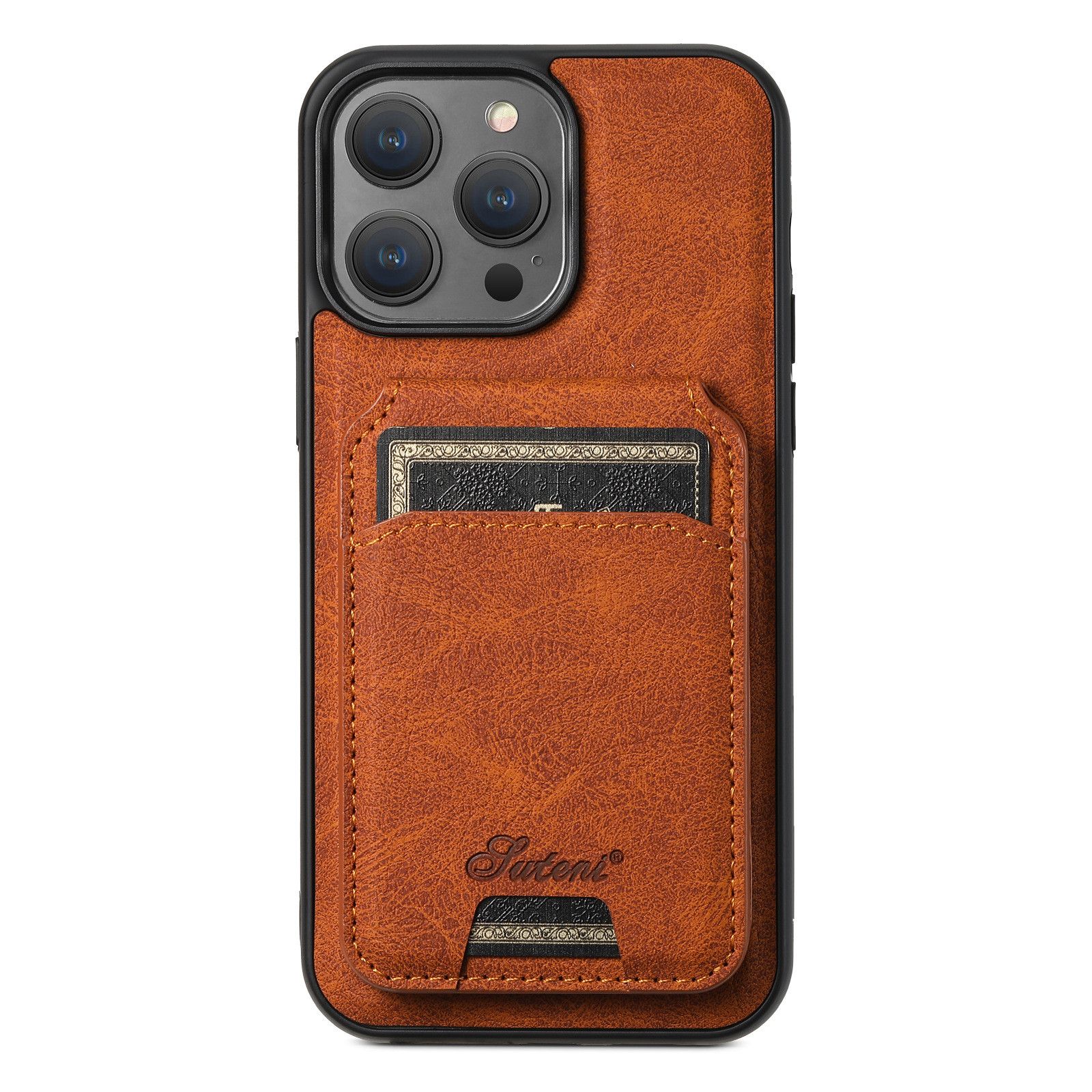 thumbnail image 2 of Compatible Con Carteras Móviles 2 En 1 Tarjetero Desmontable Con Funda Retro De Cuero Con Protección Rfid Y Soporte Abatible Para Hombre Y Mujer 6,3 Pulgadas, 2 of 2